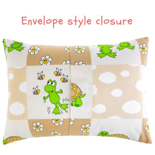 Kids Toddler pillowcase – Beige Turtles