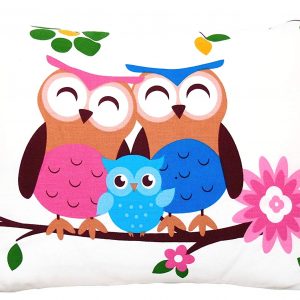 Kids Toddler Pillowcase – Owls Family